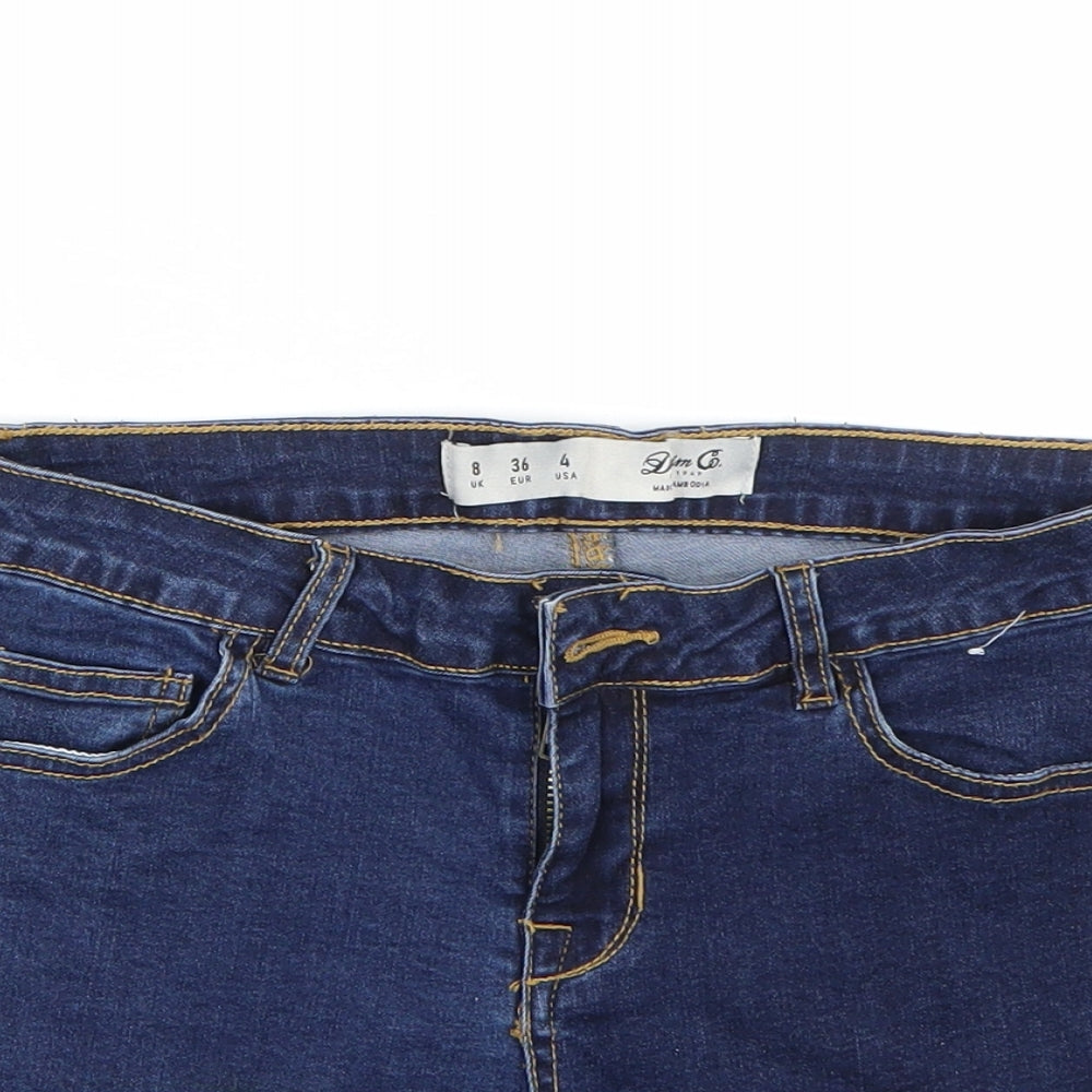 Denim & Co. Womens Blue   Bermuda Shorts Size 8