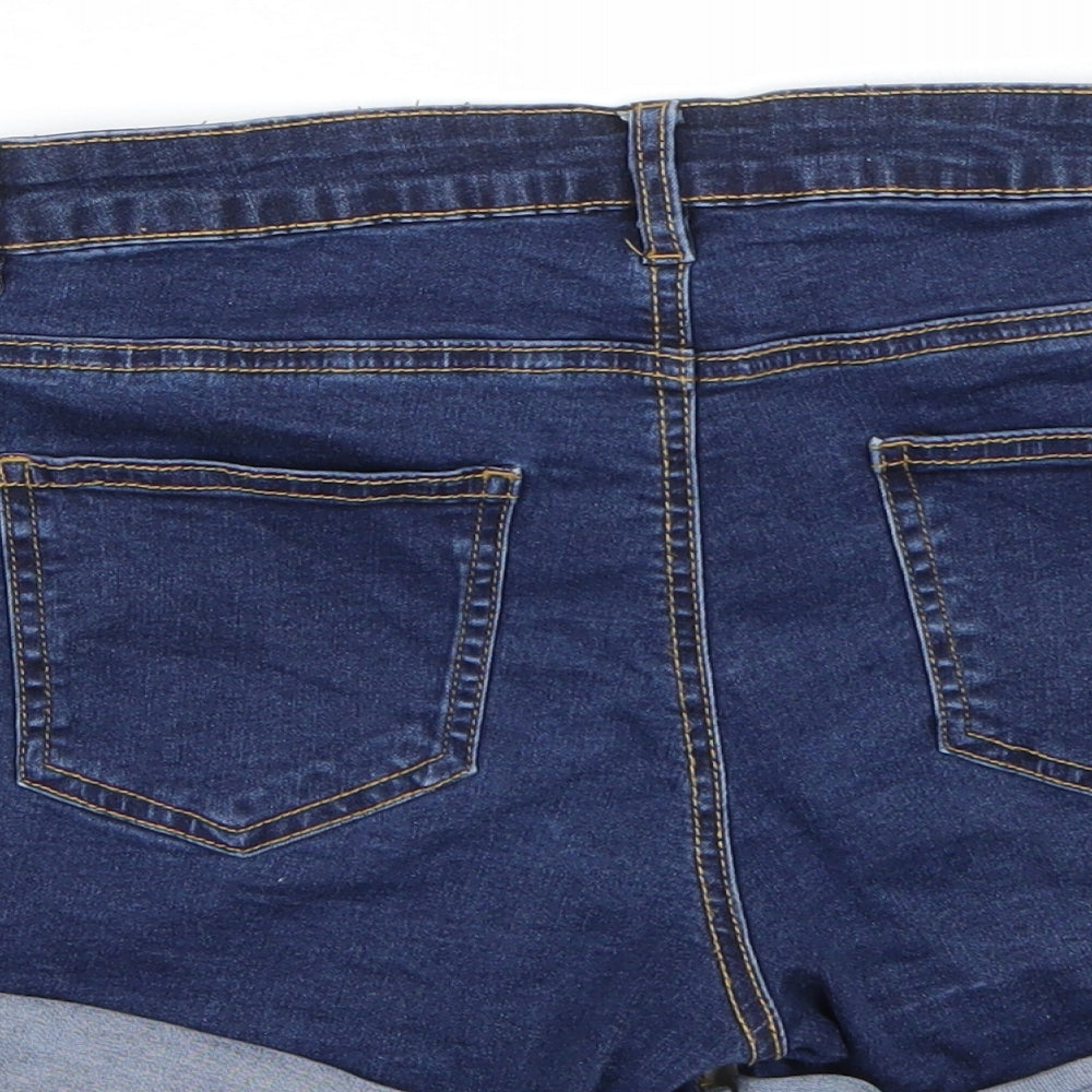 Denim & Co. Womens Blue   Bermuda Shorts Size 8