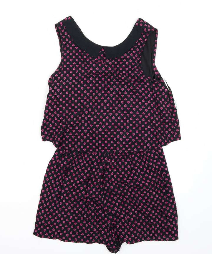 Henry Holland Womens Black Playsuit One-Piece Size 8