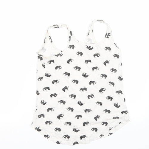 Primark Womens White   Basic Tank Size 4