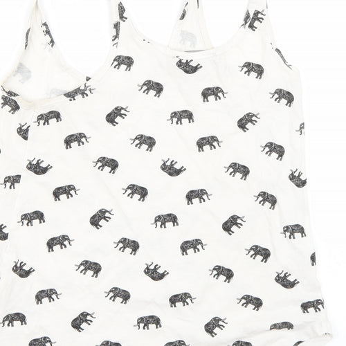 Primark Womens White   Basic Tank Size 4