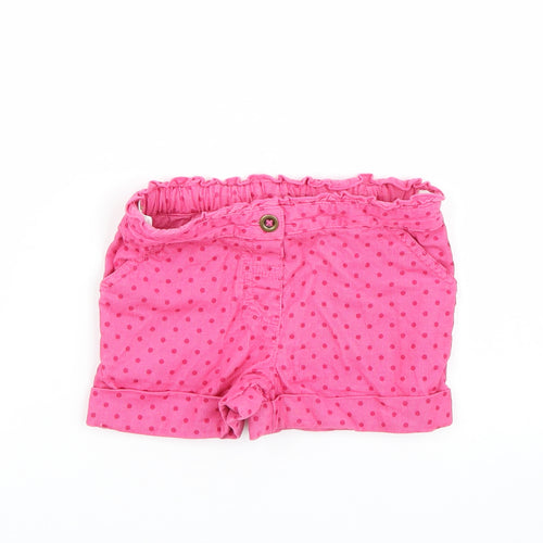 TU Girls Pink   Cropped Trousers Size 24 Months