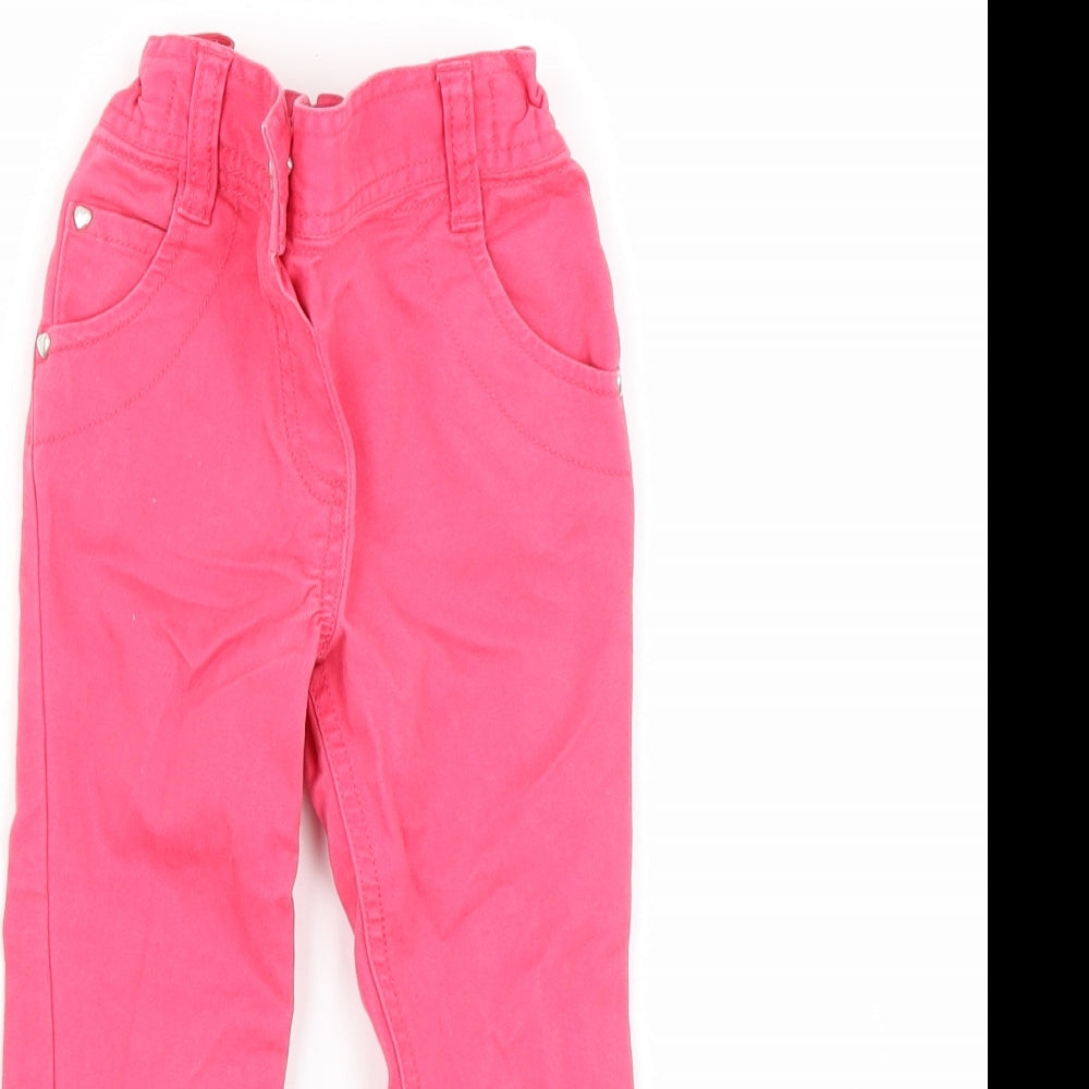 F&F Girls Pink   Straight Jeans Size 2-3 Years