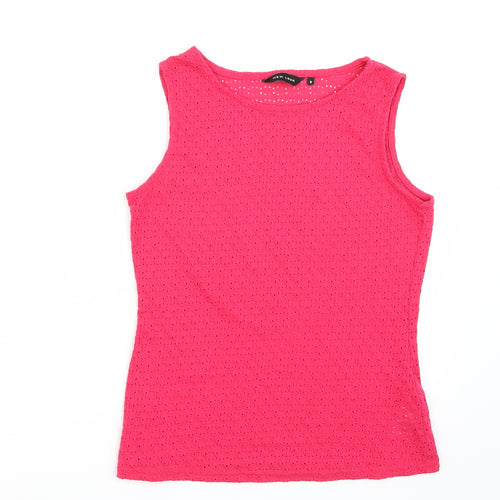Newlook Womens Pink   Basic T-Shirt Size 8