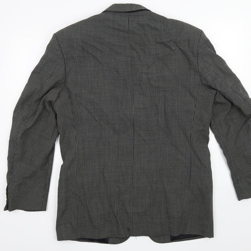 Marks and Spencer Mens Blue Geometric  Jacket Blazer Size 40