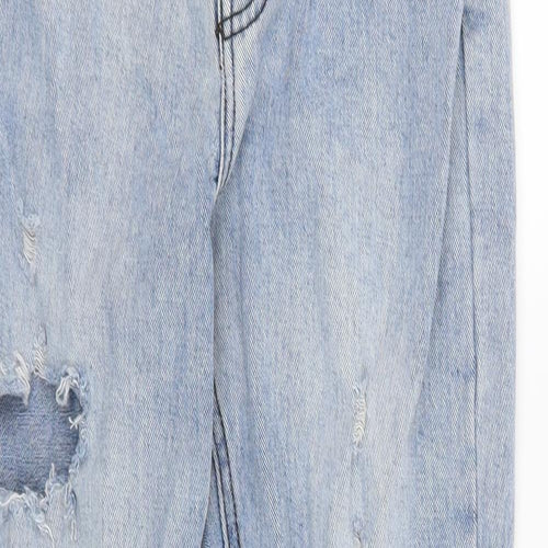 Preworn Womens Blue   Straight Jeans Size 8 L25 in