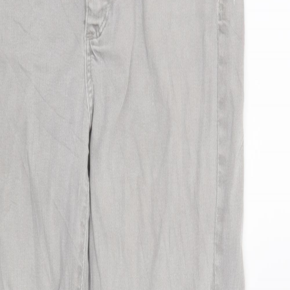 Preworn Womens Grey   Straight Jeans Size 28 in L28 in