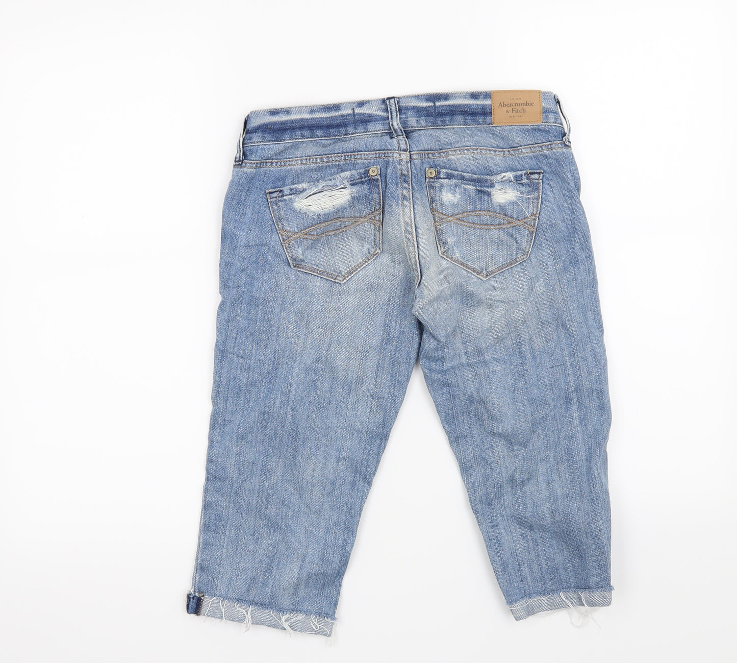 Abercrombie & Fitch Womens Blue   Cut-Off Shorts Size 24 in