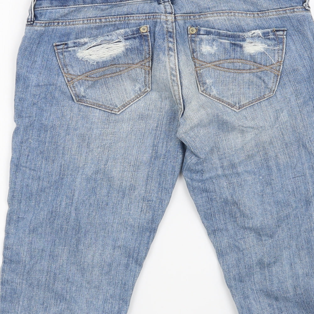 Abercrombie & Fitch Womens Blue   Cut-Off Shorts Size 24 in