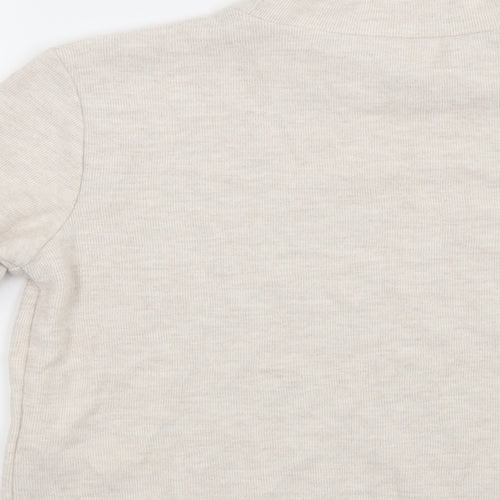 Zara Womens Beige   Pullover Jumper Size L