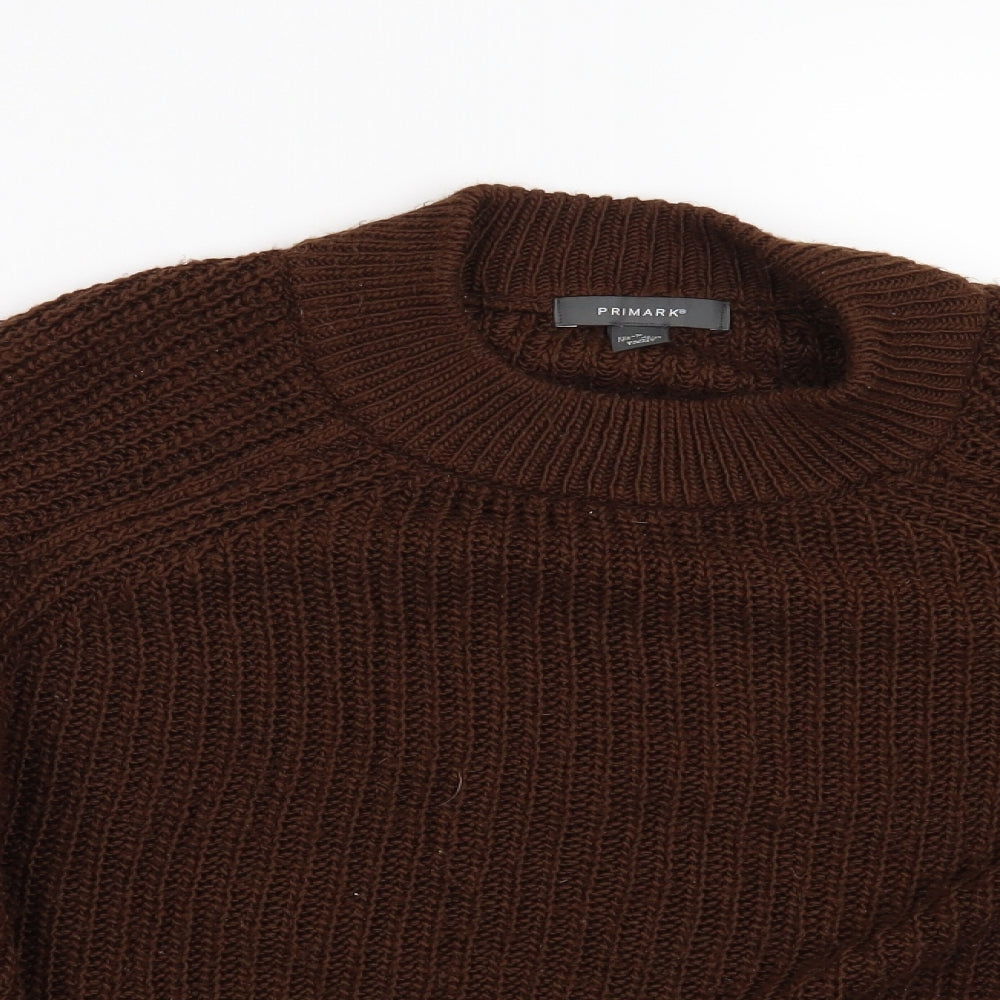 Primark Womens Brown   Pullover Jumper Size 12