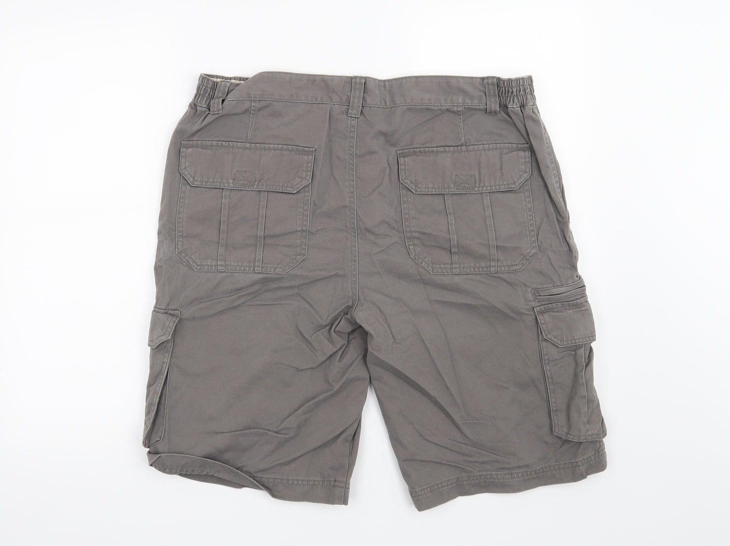 Easy Mens Grey   Biker Shorts Size 36 in