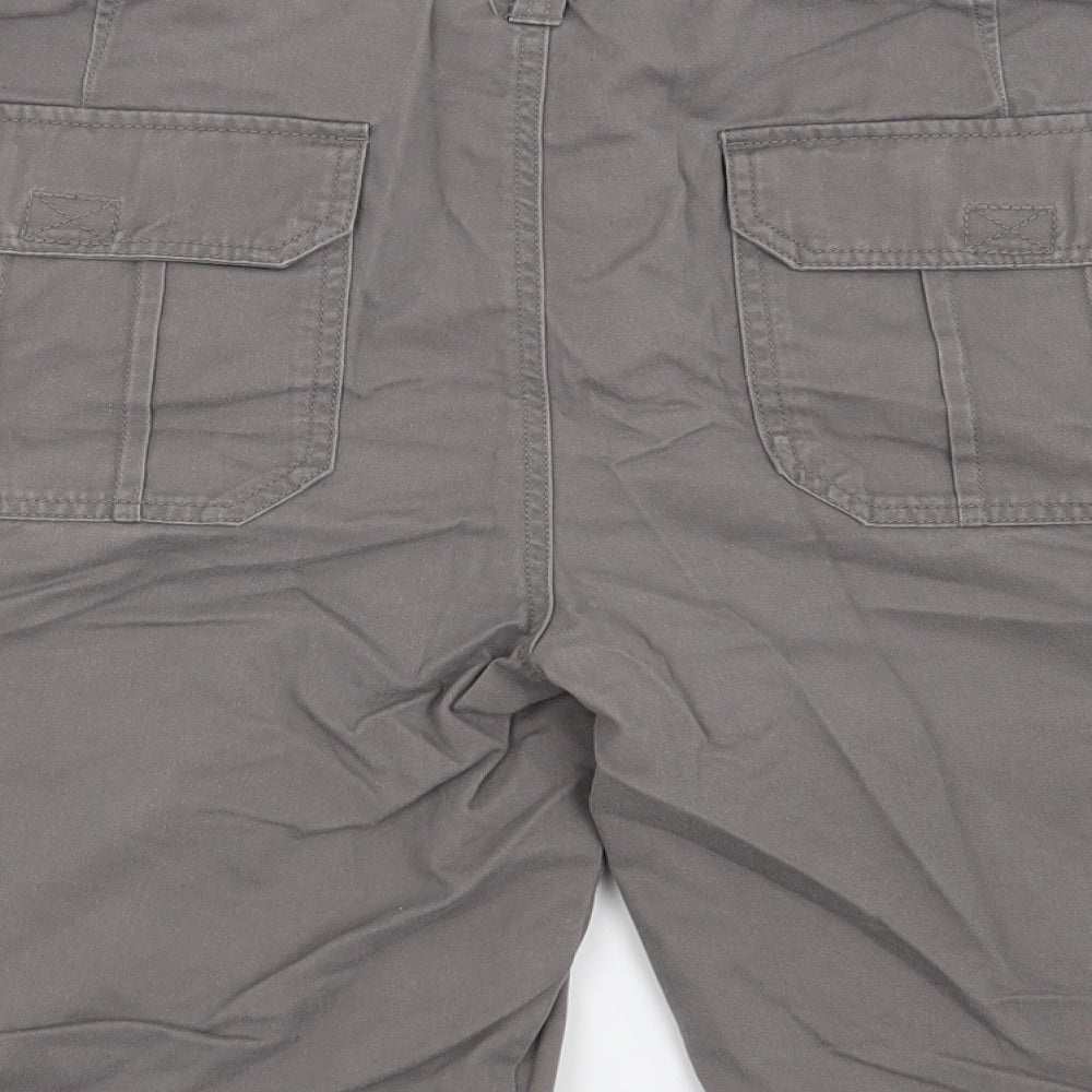Easy Mens Grey   Biker Shorts Size 36 in