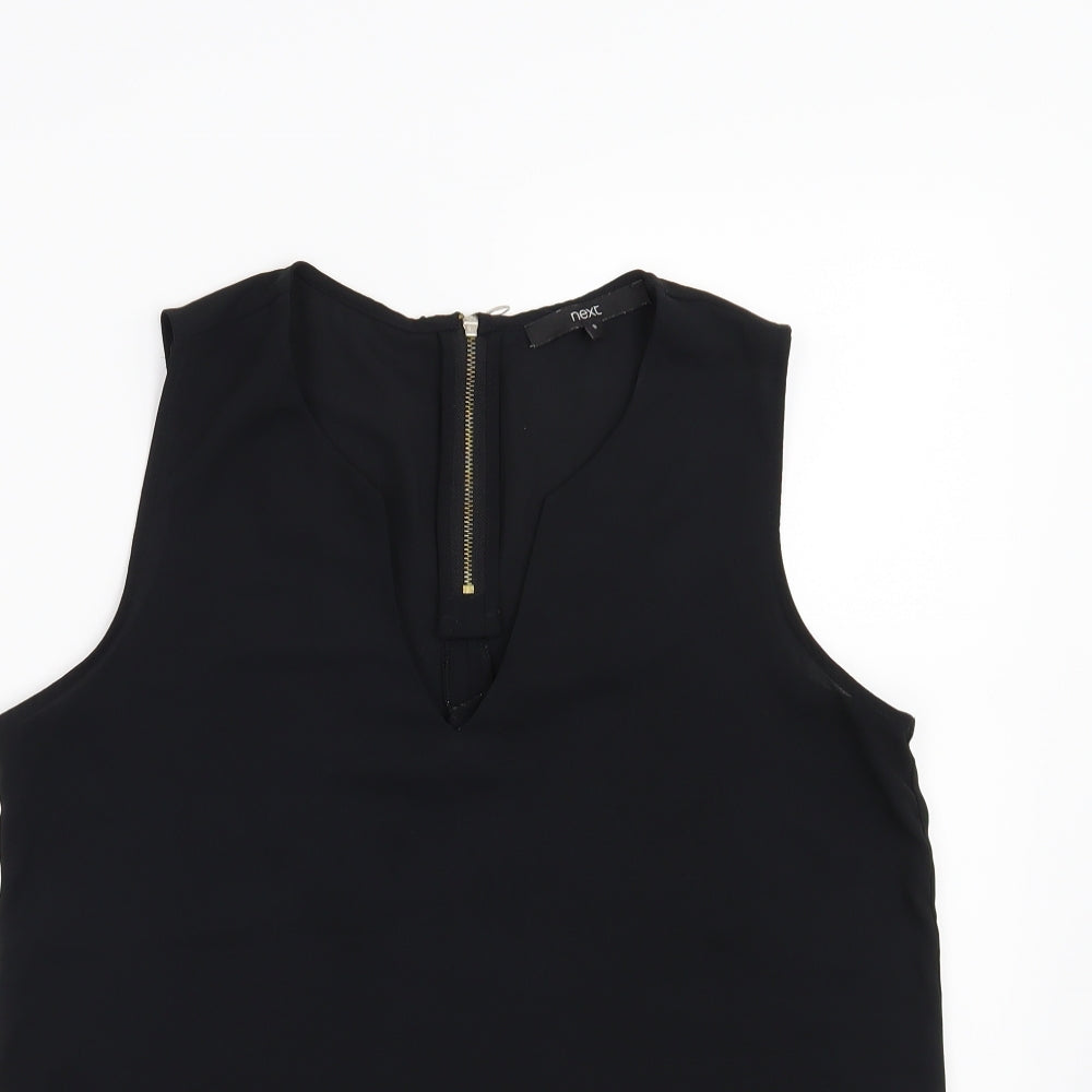 NEXT Womens Black   Basic Blouse Size 8