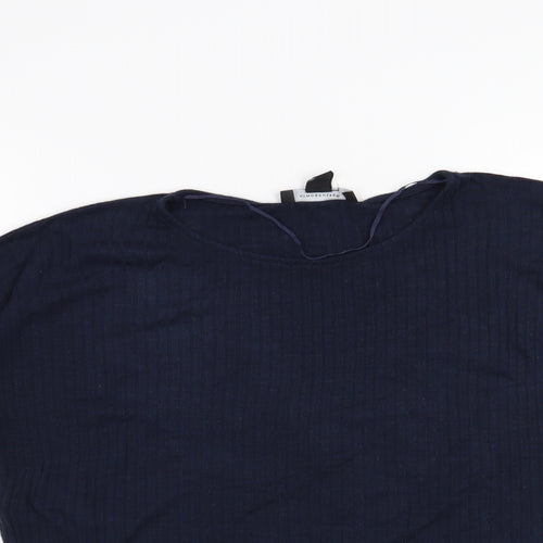 Atmosphere Womens Blue Striped  Basic T-Shirt Size 12