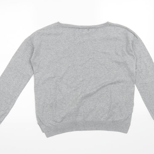 NEXT Womens Grey   Pullover Jumper Size 14  - Deer