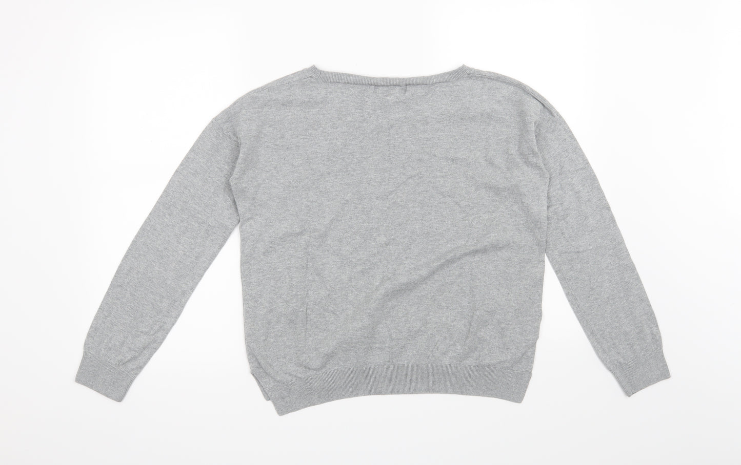 NEXT Womens Grey   Pullover Jumper Size 14  - Deer