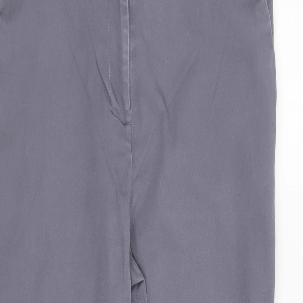 Atmosphere Womens Grey   Chino Trousers Size 12 L25 in
