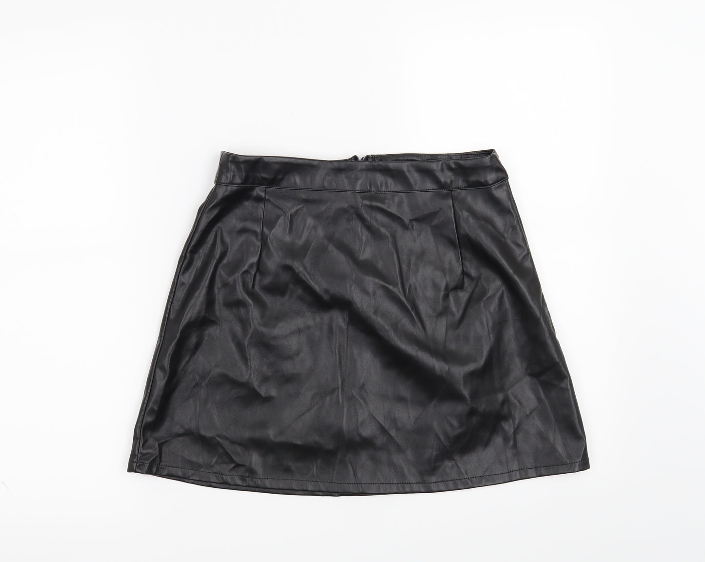 Boohoo Womens Black   Mini Skirt Size 10