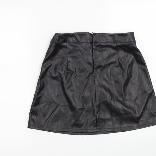 Boohoo Womens Black   Mini Skirt Size 10
