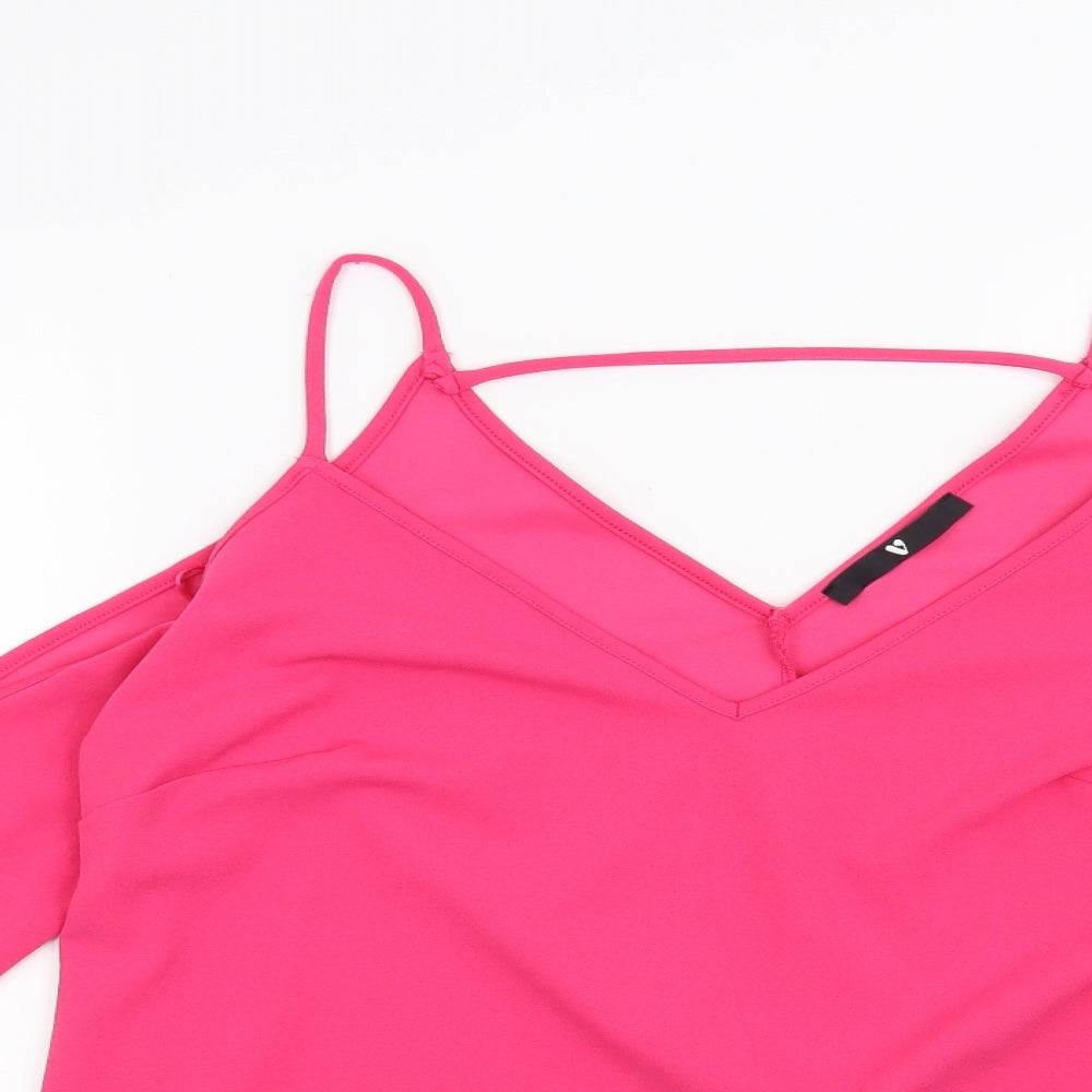 Very Womens Pink   Basic Blouse Size 16