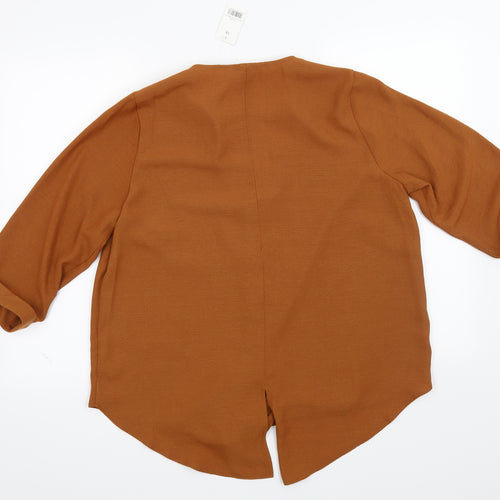 George Womens Brown   Basic Blouse Size 16