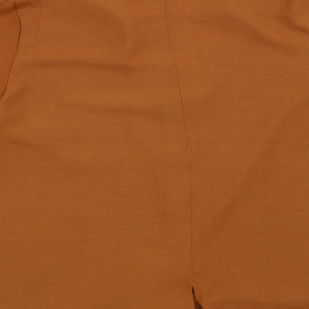 George Womens Brown   Basic Blouse Size 16