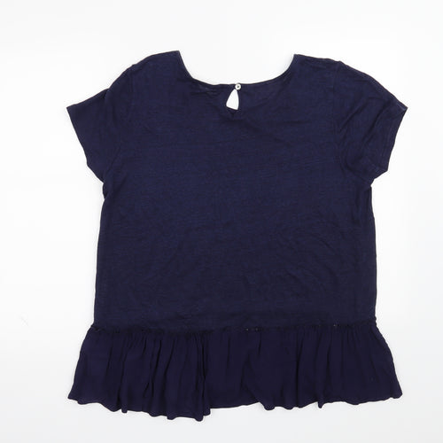 Monsoon Womens Blue   Basic Blouse Size 18