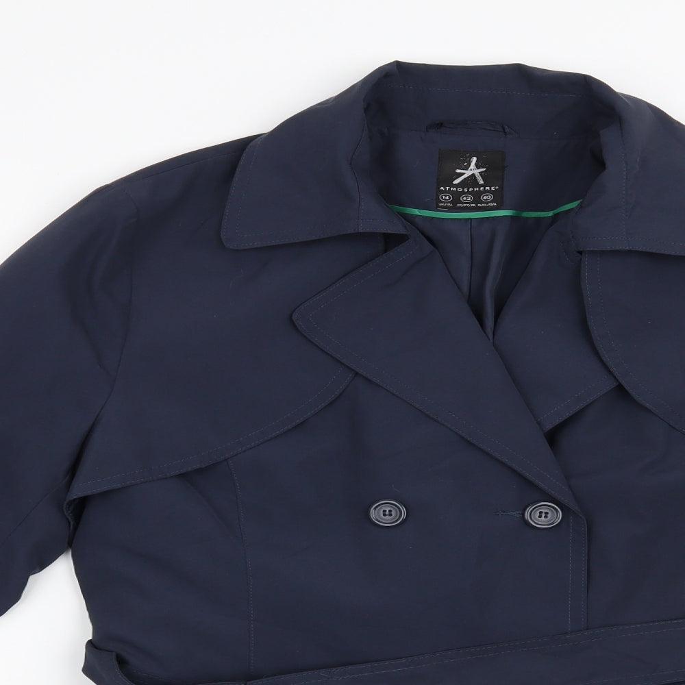Atmosphere Womens Blue   Jacket  Size 14