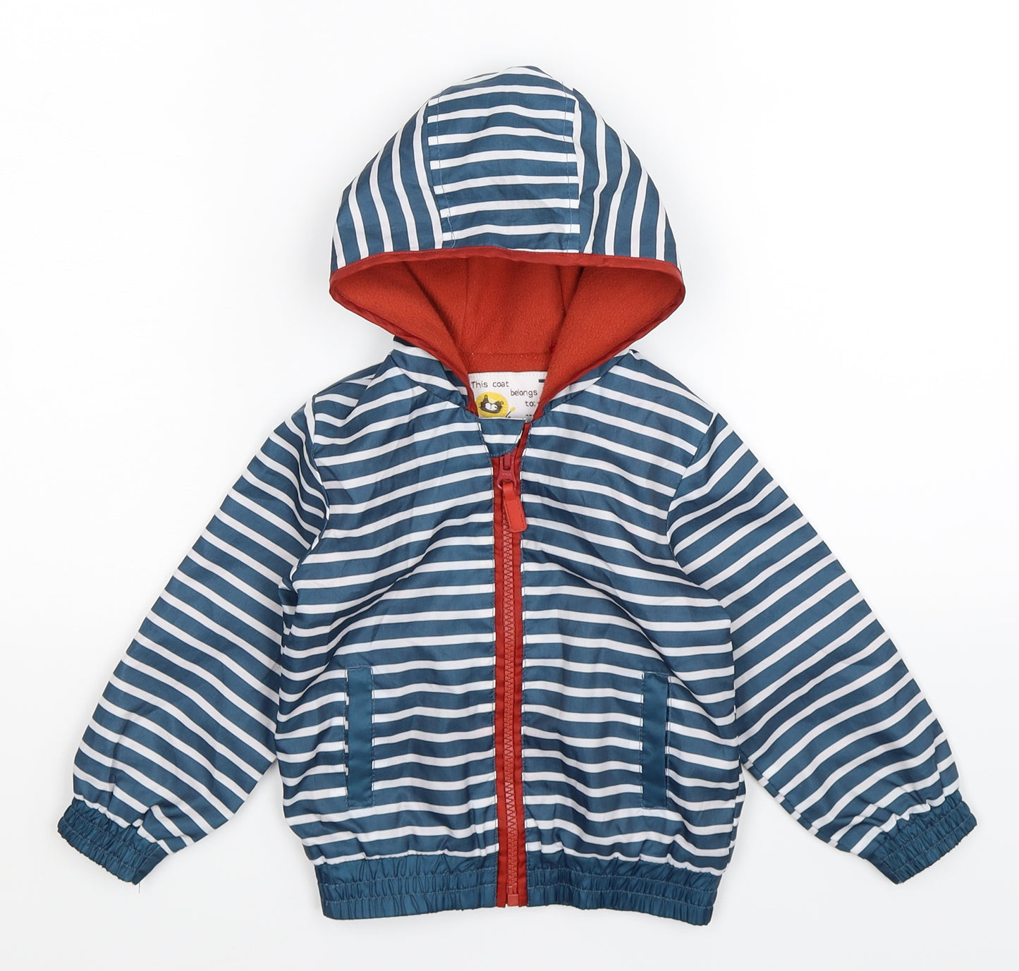 TU Baby Blue Striped  Jacket  Size 12-18 Months
