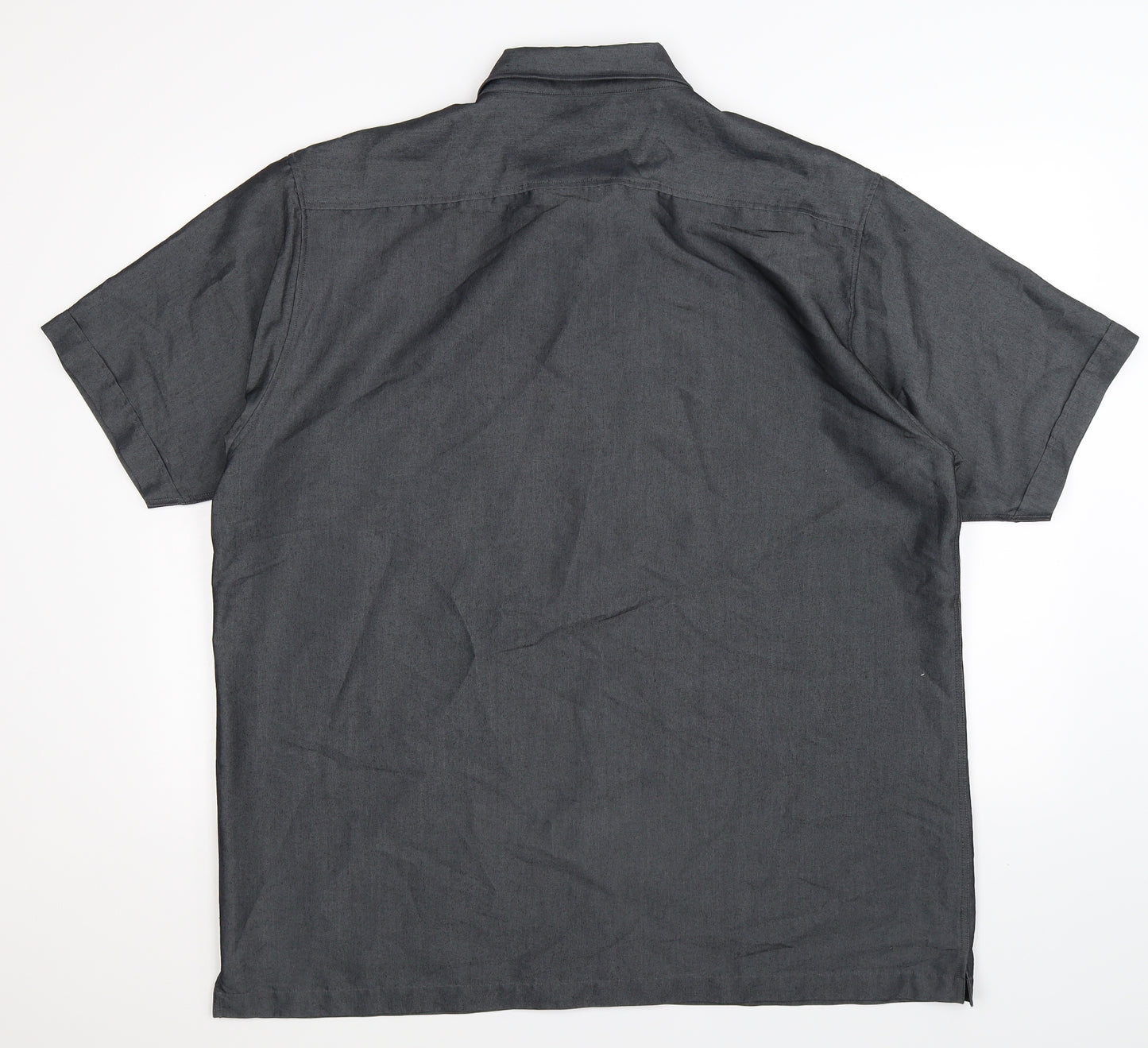 Armando Mens Grey    Button-Up Size 2XL