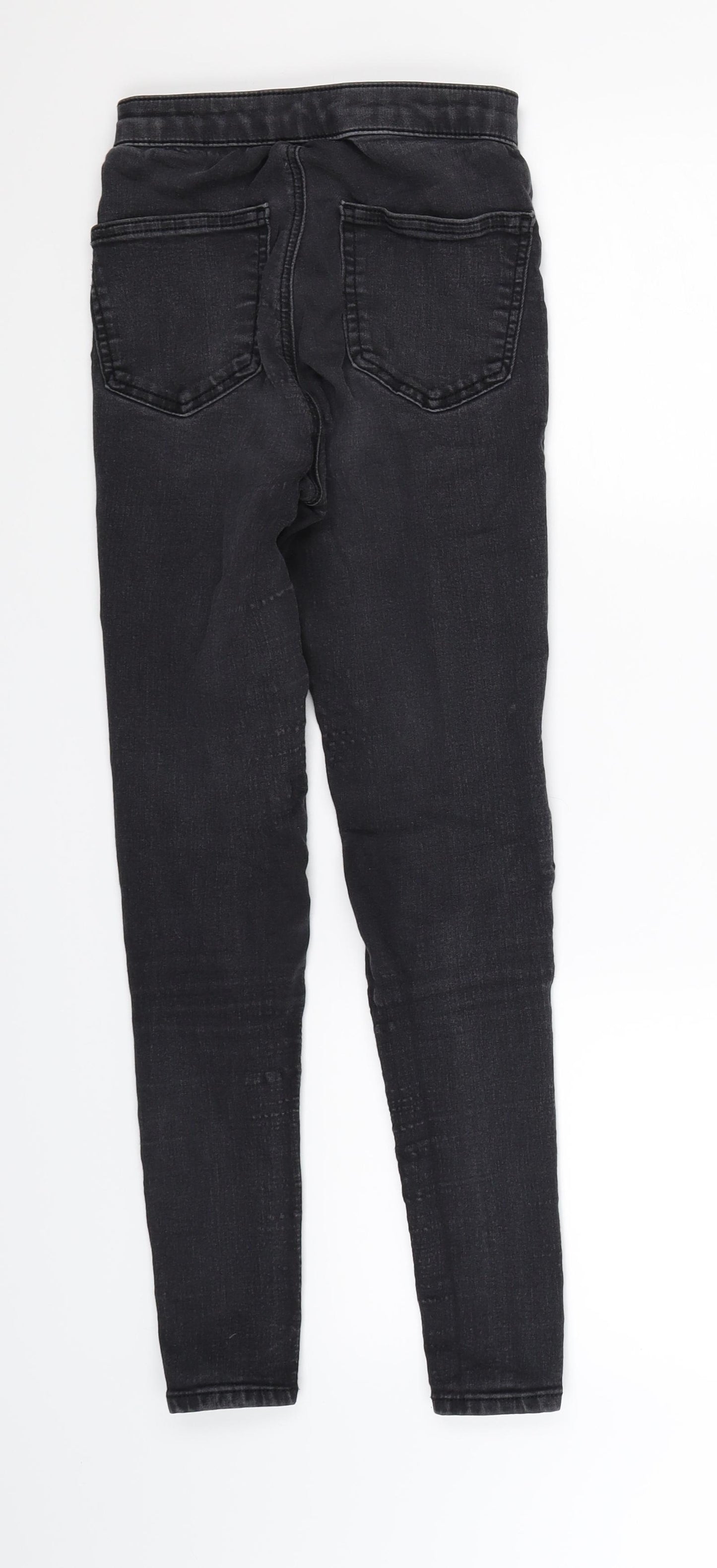 Topshop Womens Black  Denim Jegging Jeans Size 25 in L26 in