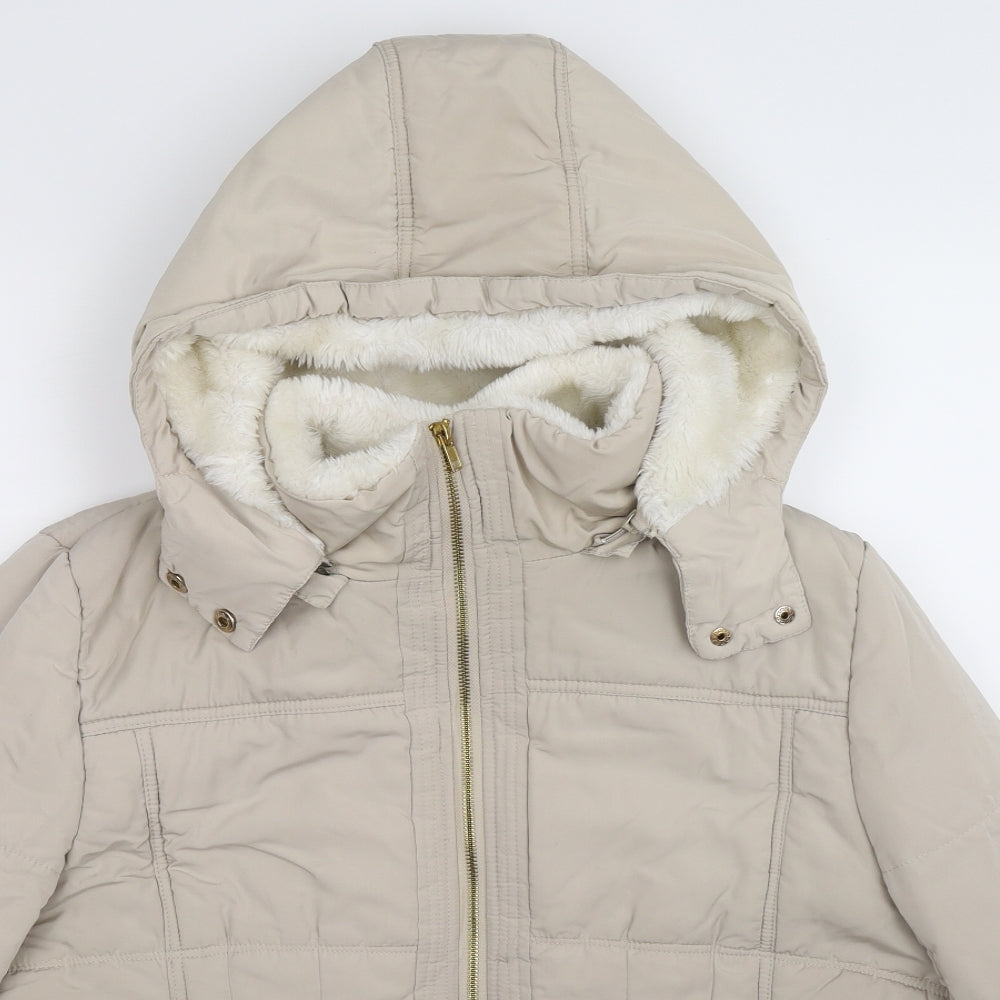 Papaya Womens Beige   Jacket Coat Size 20