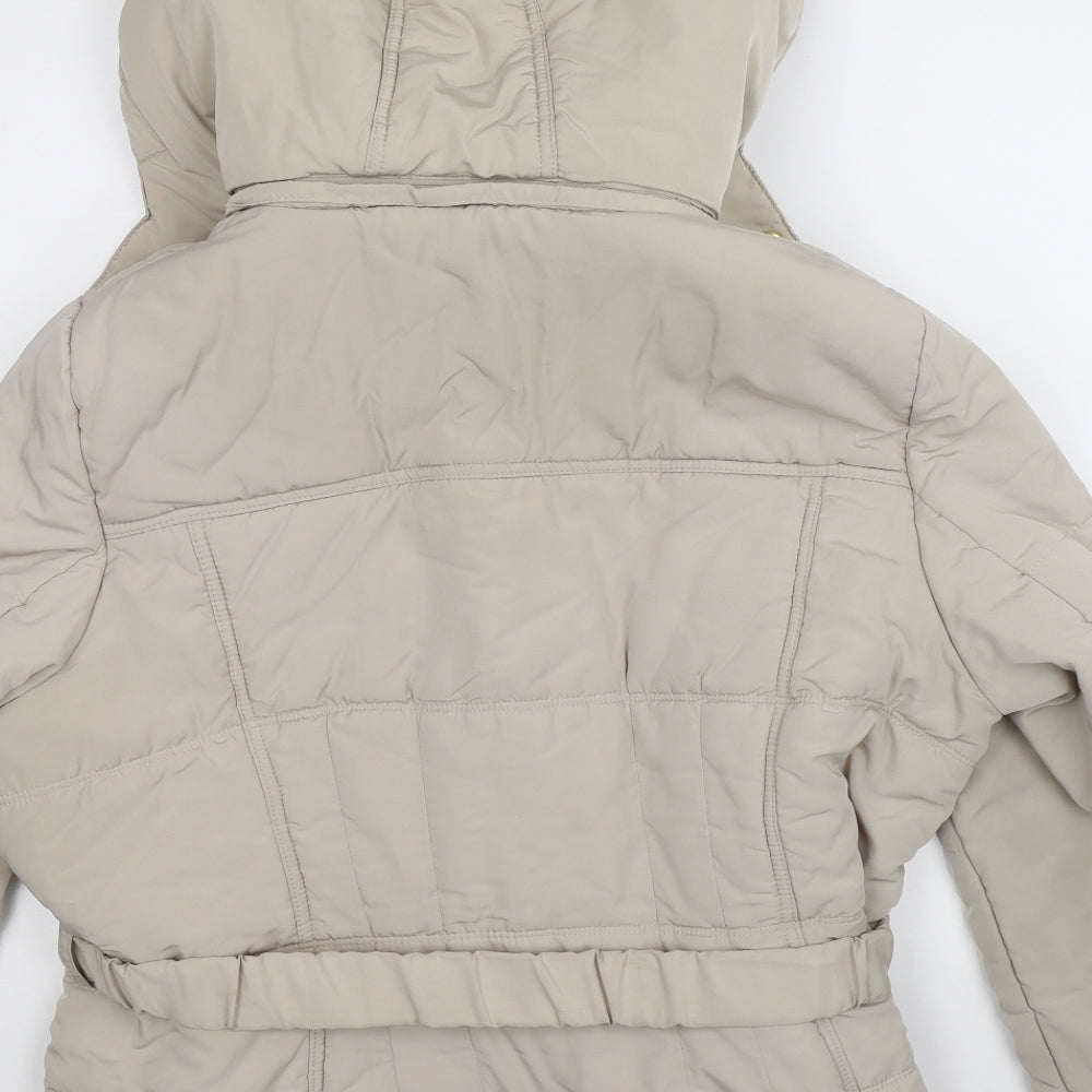 Papaya Womens Beige   Jacket Coat Size 20