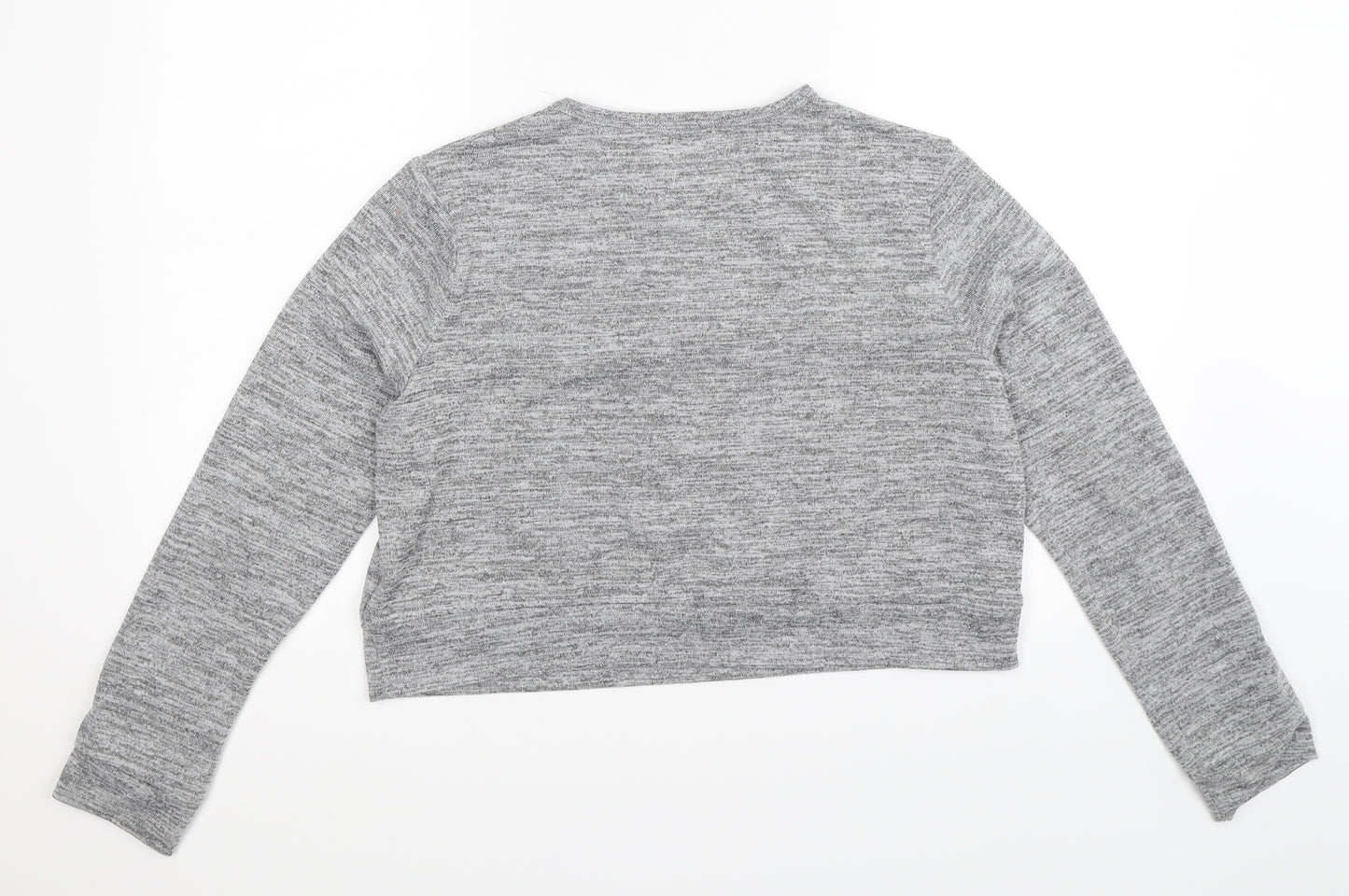 Boohoo Womens Grey   Pullover Jumper Size L