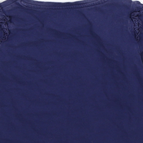 Nutmeg Girls Blue   Basic T-Shirt Size 2-3 Years