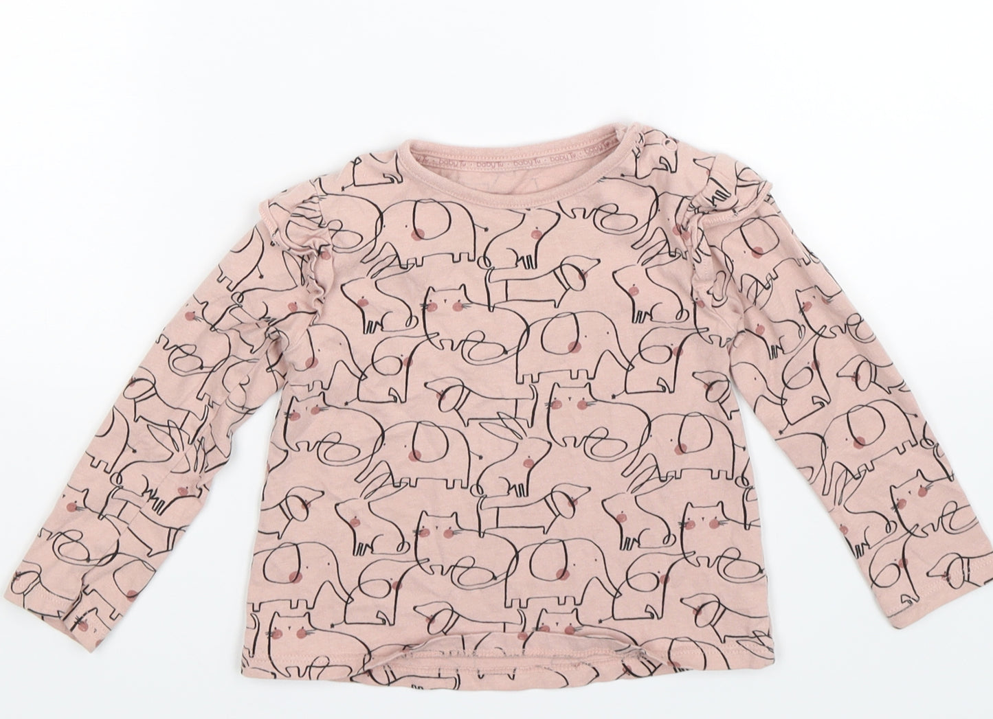 TU Baby Pink    T-Shirt Size 18-24 Months