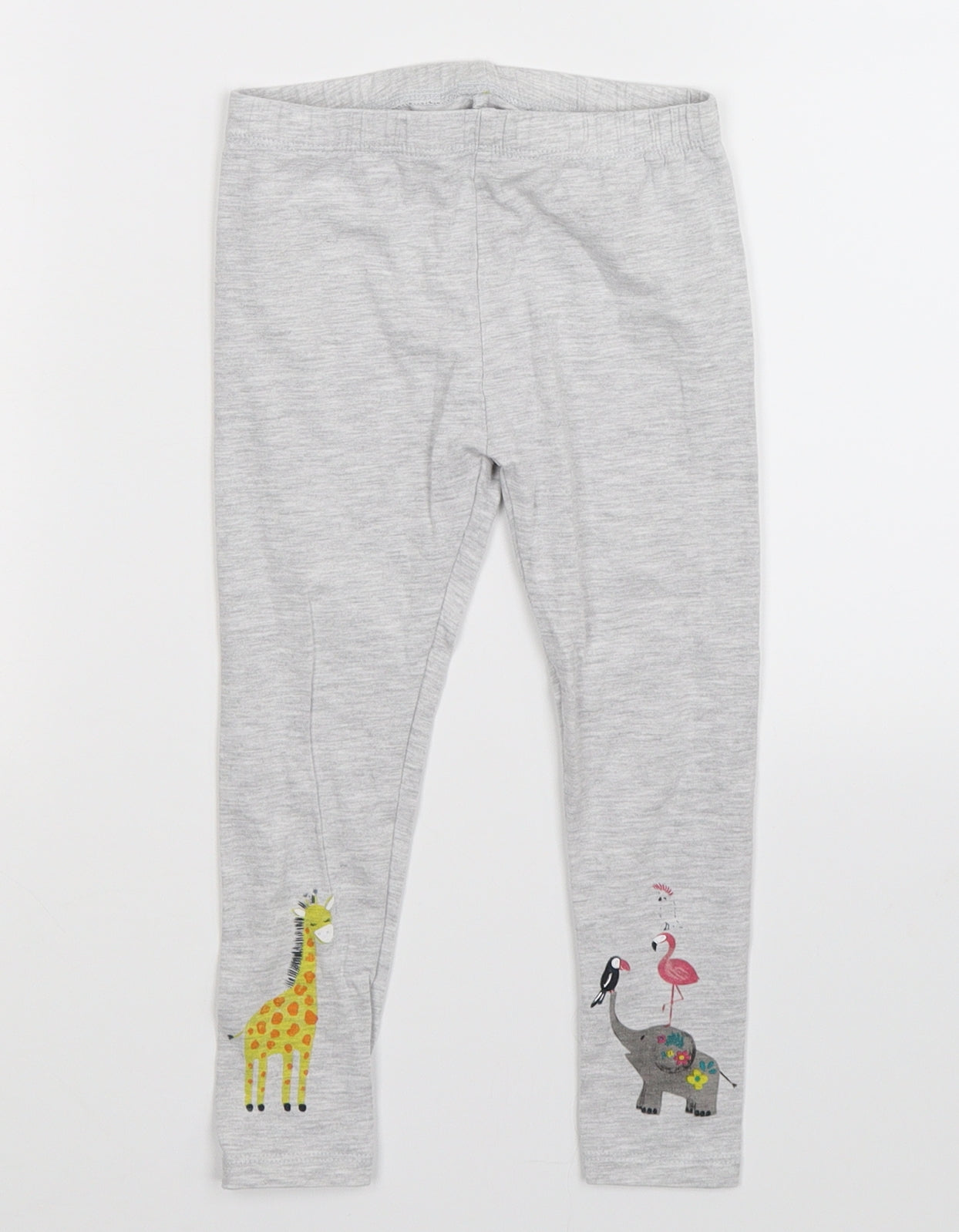 St Michael Girls Grey   Jegging Trousers Size 3-4 Years - Leggings