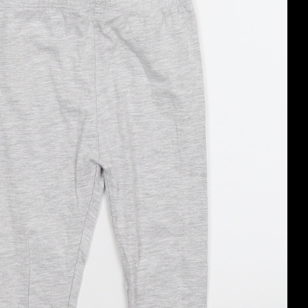 St Michael Girls Grey   Jegging Trousers Size 3-4 Years - Leggings
