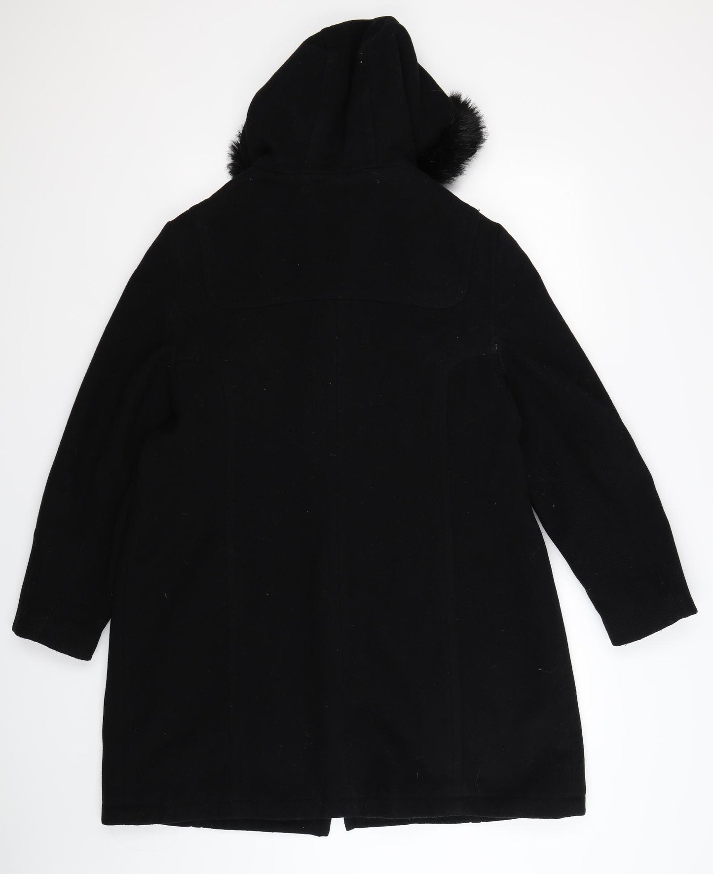 Dorothy Perkins Womens Black   Overcoat Coat Size 20