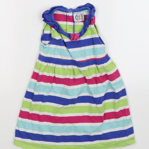 Charanga Girls Multicoloured Striped  Fit & Flare  Size 2-3 Years