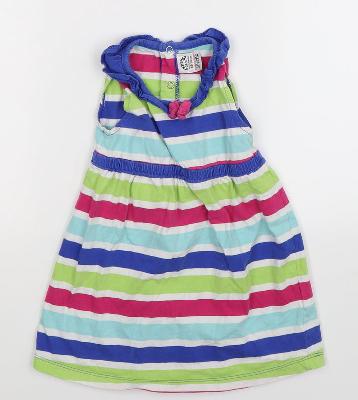 Charanga Girls Multicoloured Striped  Fit & Flare  Size 2-3 Years