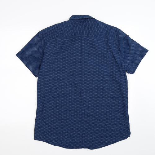 F&F Mens Blue    Button-Up Size L