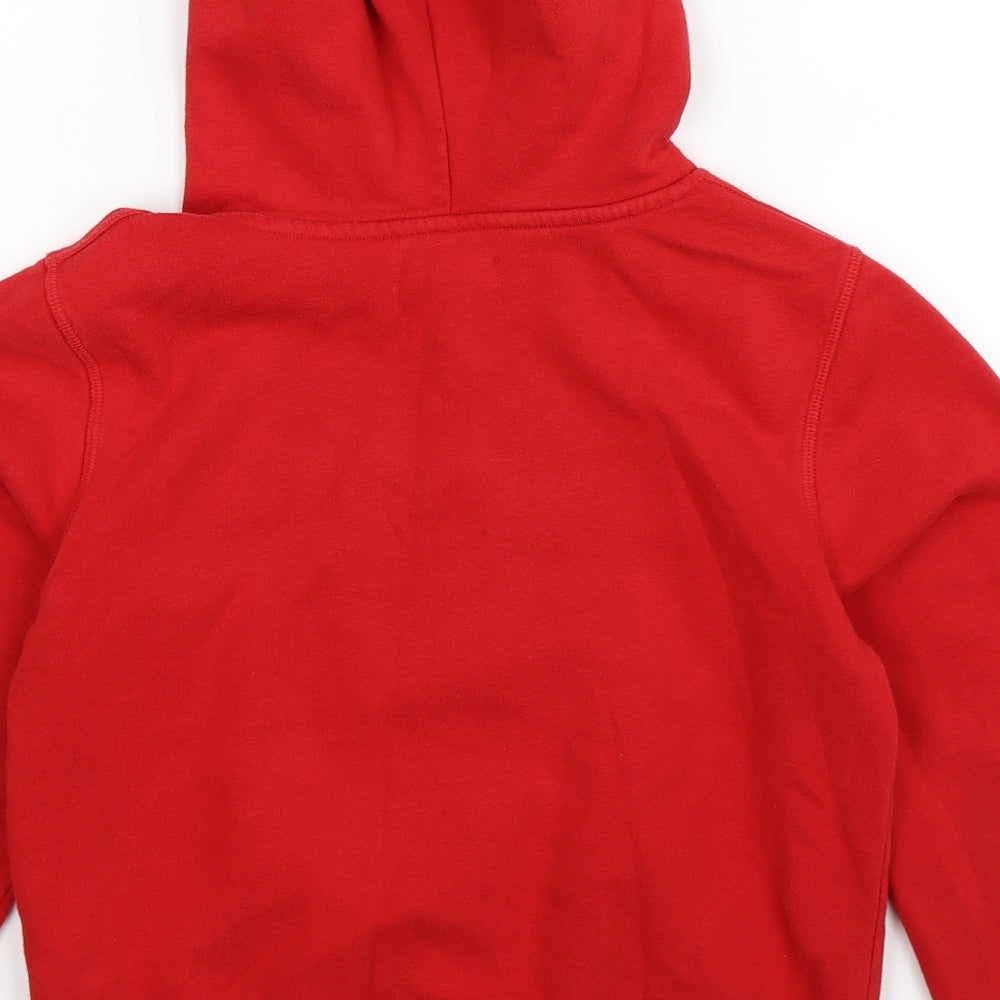 H&M Boys Red   Pullover Hoodie Size 9-10 Years