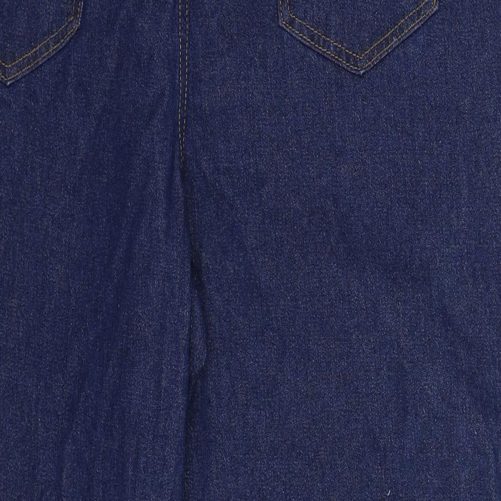 Yours Womens Blue  Denim Straight Jeans Size 18 L27 in