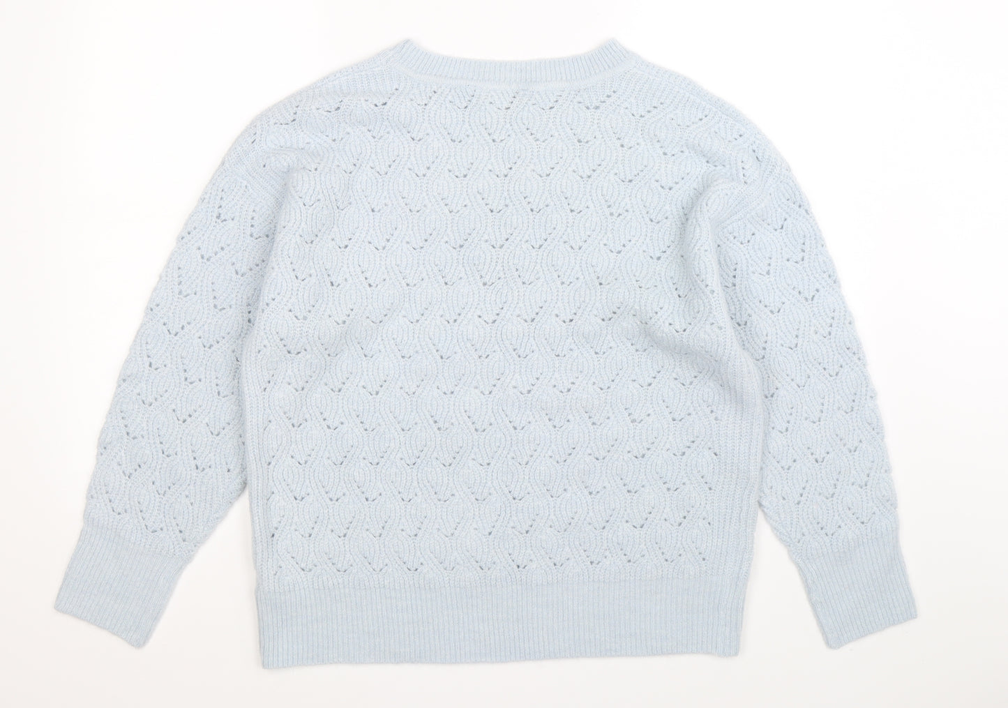 Dorothy Perkins Womens Blue  Knit Pullover Jumper Size 16