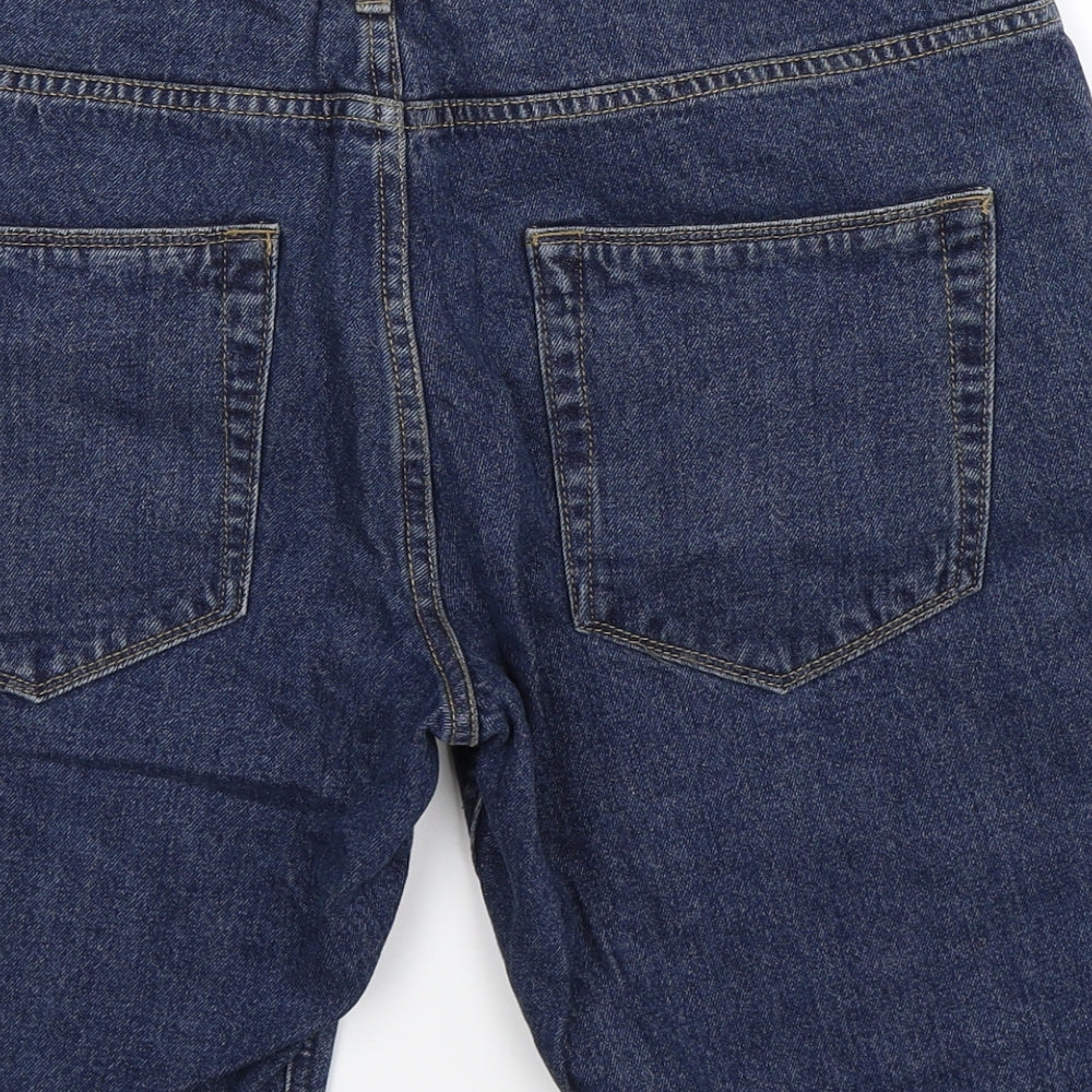 ACW85 Mens Blue  Denim Bermuda Shorts Size 32