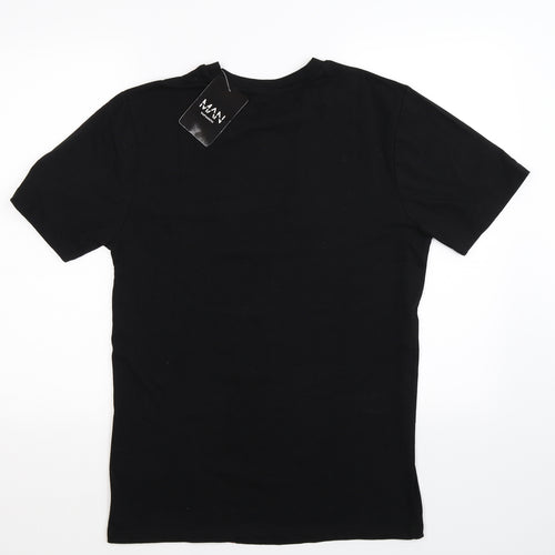 Boohoo Mens Black    T-Shirt Size XL
