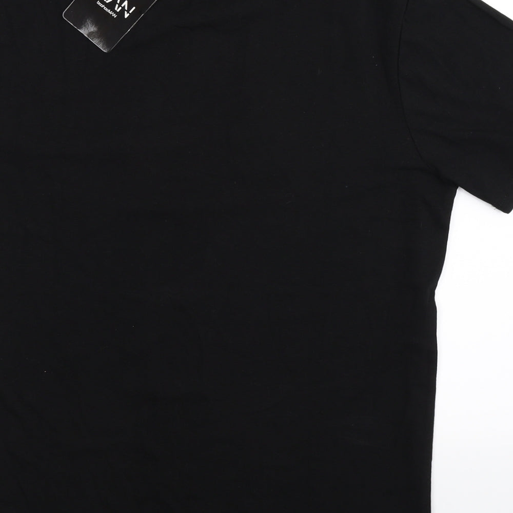 Boohoo Mens Black    T-Shirt Size XL