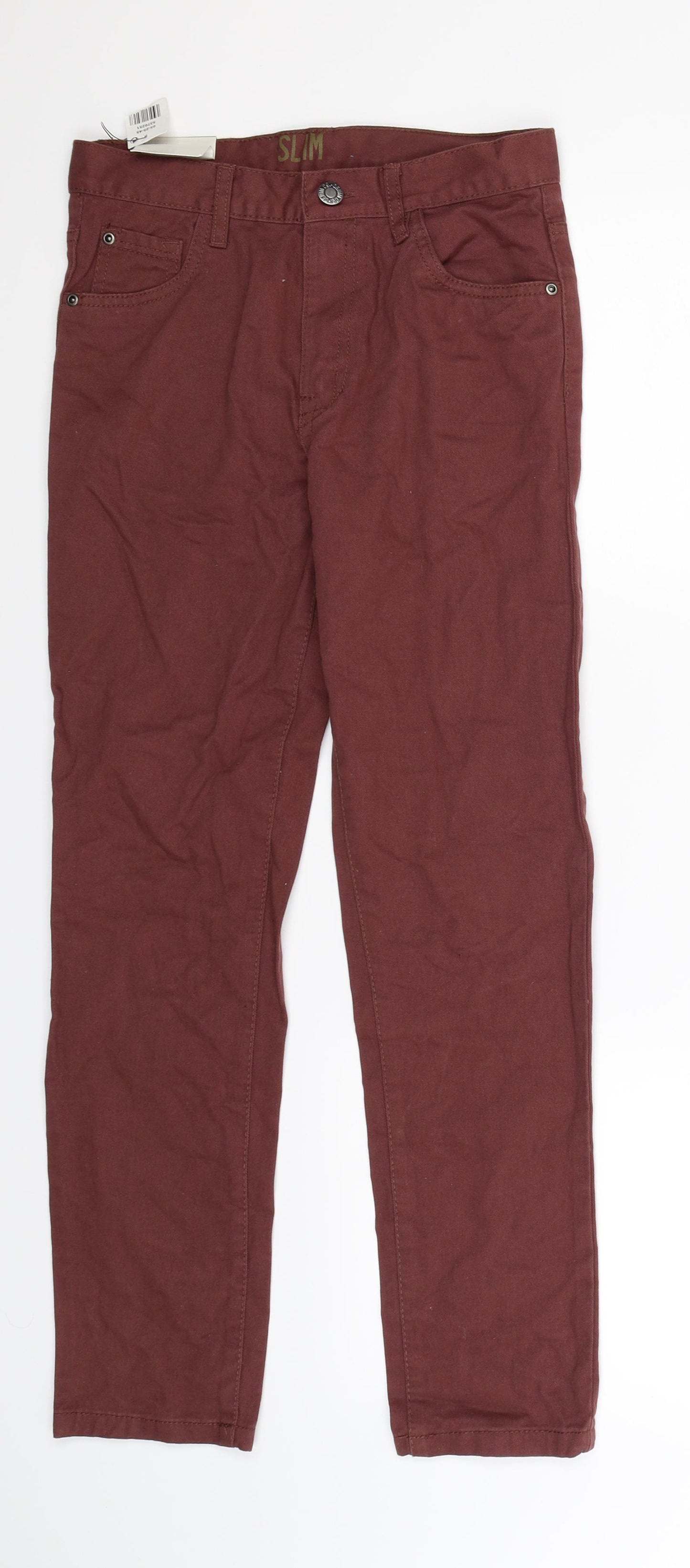 Denim Co Boys Brown  Denim Straight Jeans Size 11-12 Years